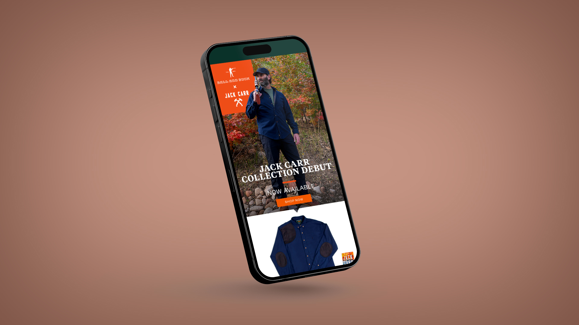Ball and Buck Website Slide