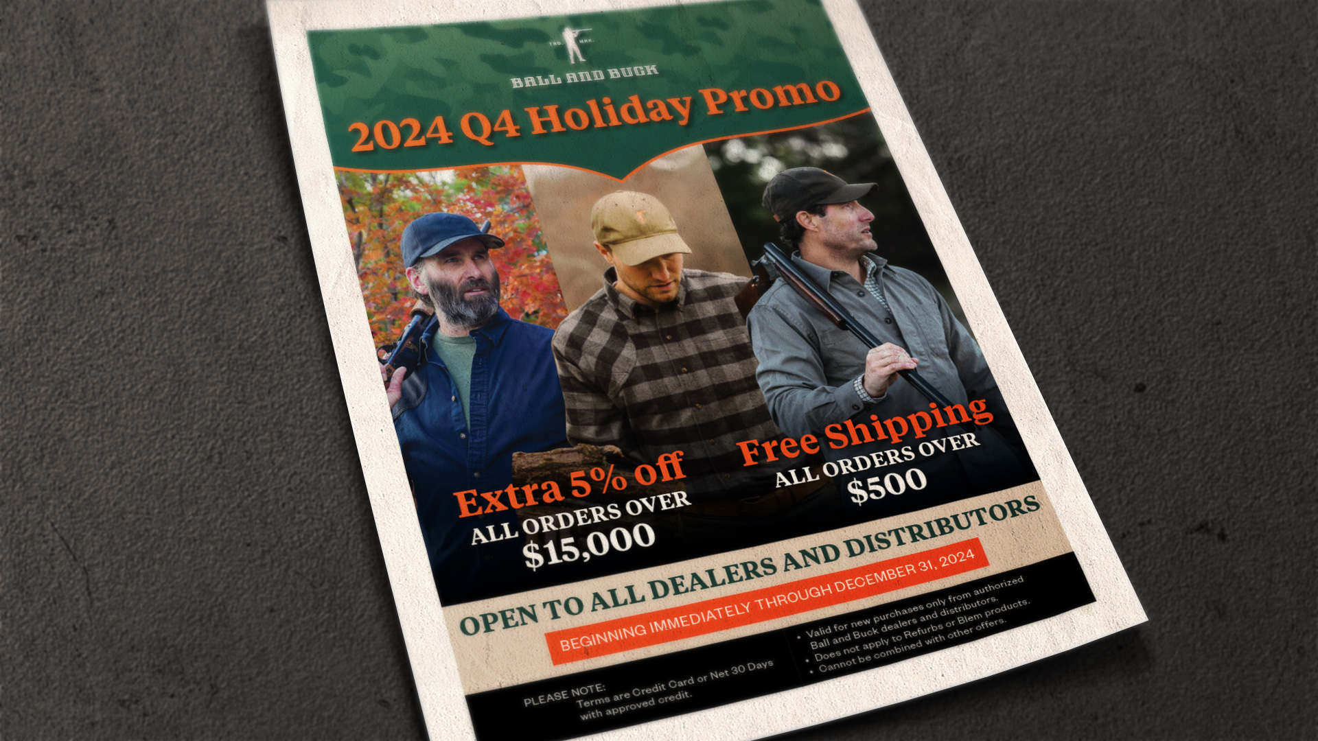 Ball and Buck Dealer Promo