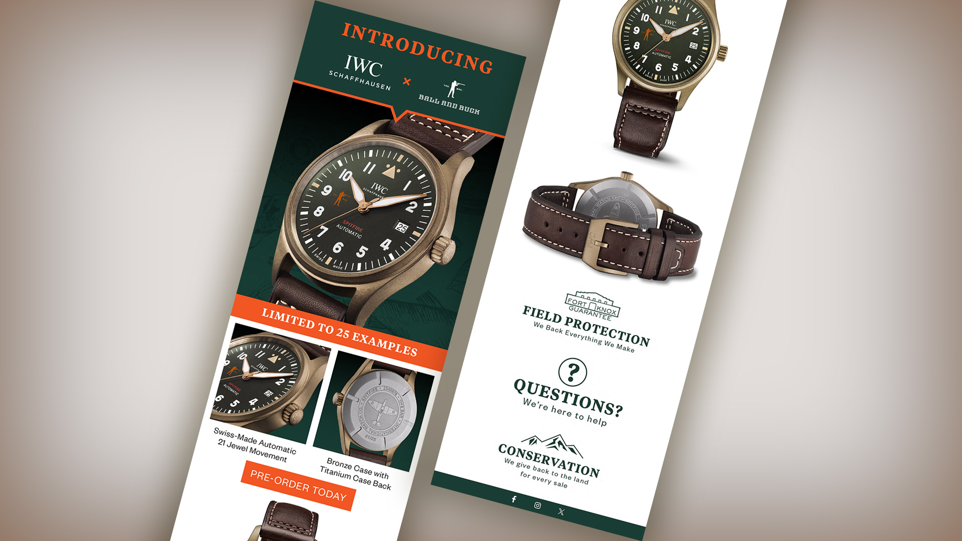 Ball and Buck Email Blast