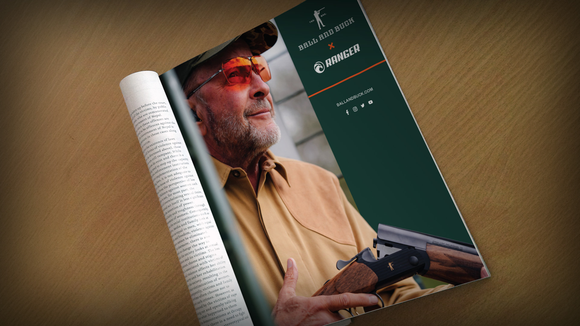 Ball and Buck Magazine Advertising